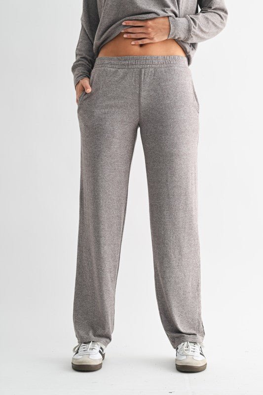 Mono B Brushed Lounge Pant - 2 Colors! - The Nines