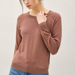 Sepia Brown Lightweight Pullover - The Nines