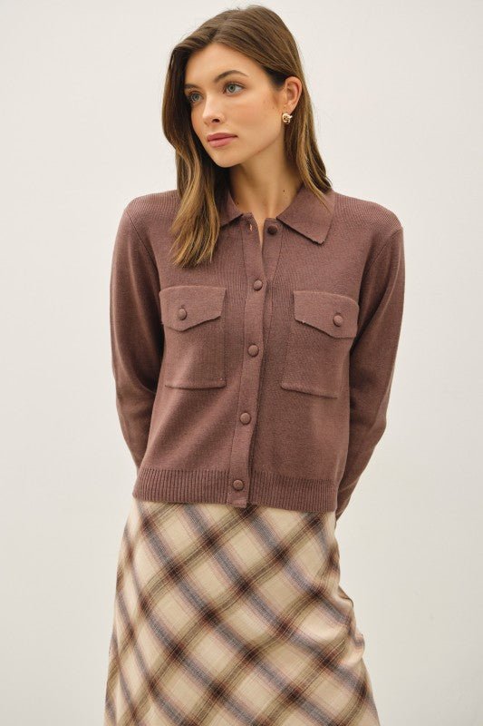 Bethany Button Sweater Jacket - 3 colors! - The Nines