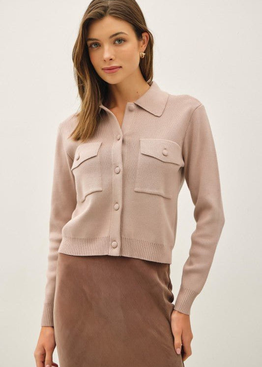 Bethany Button Sweater Jacket - 3 colors! - The Nines
