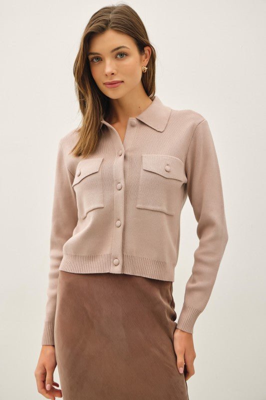 Bethany Button Sweater Jacket - 3 colors! - The Nines