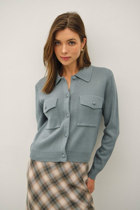 Bethany Button Sweater Jacket - 3 colors! - The Nines