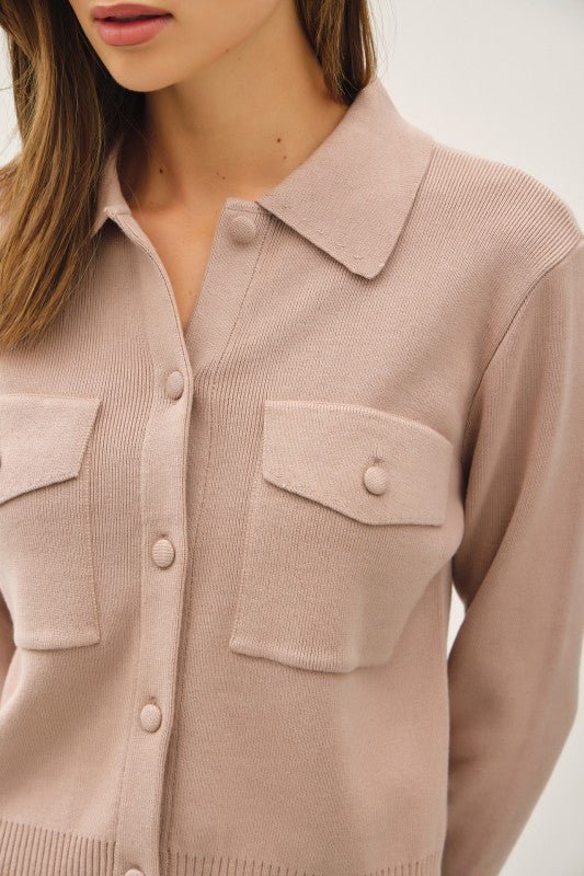 Bethany Button Sweater Jacket - 3 colors! - The Nines