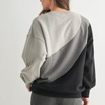 Color Fade Striped Sweatshirt - FINAL SALE! - The Nines
