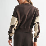 Mono B Vintage Vibes Espresso Sweatshirt - The Nines