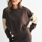 Mono B Vintage Vibes Espresso Sweatshirt - The Nines