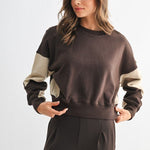 Mono B Vintage Vibes Espresso Sweatshirt - The Nines