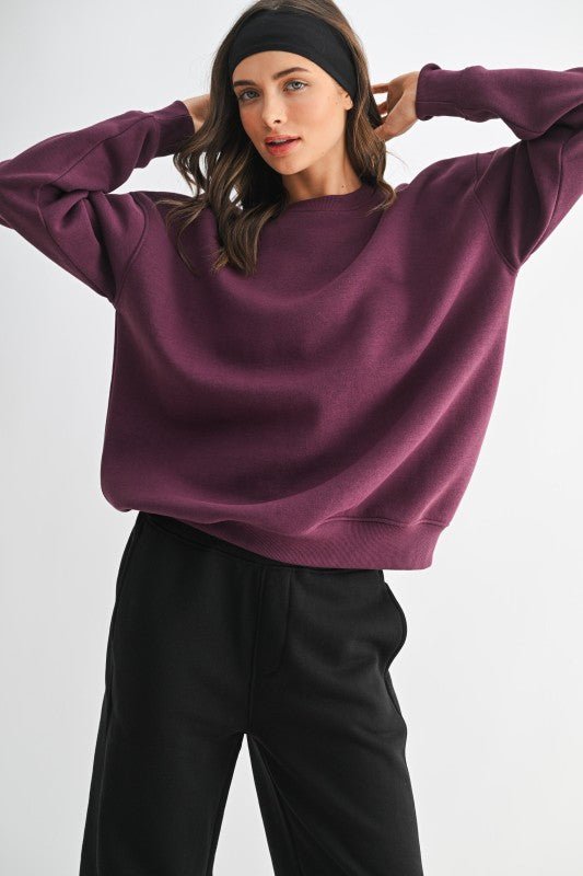 Mono B Oversized Sweatshirt - 4 Colors! - The Nines