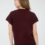 Vera V - Neck Short Sleeve Sweaters - 4 Colors! - The Nines