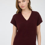 Vera V - Neck Short Sleeve Sweaters - 4 Colors! - The Nines