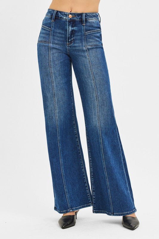 Risen Midrise Wide Leg Jean - The Nines