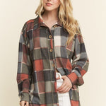 Multicolor Plaid Shacket Top - FINAL SALE! - The Nines