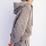 Rae Mode Quilted Hoodie Jacket - 4 Colors! - The Nines