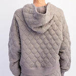 Rae Mode Quilted Hoodie Jacket - 4 Colors! - The Nines