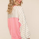 Relaxed Fit Striped Pullovers - 2 Colors! - The Nines