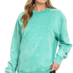 Acid Washed Fleece Sweatshirts - 3 Colors! - The Nines
