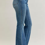 Judy Blue Double Button Flare Jean - The Nines