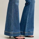 Judy Blue Double Button Flare Jean - The Nines