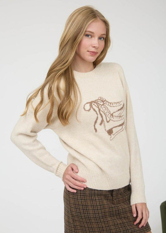 Ice Skate Sweater - 2 Colors! - The Nines