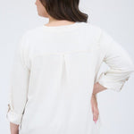 Split Neck Solid Top - 2 Colors! - The Nines
