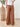 Brown French Terry Drawstring Pants - The Nines