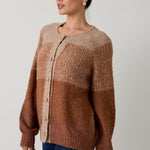 Camel Gradient Cardigan - The Nines