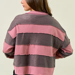 Dusty Rose French Terry Top - The Nines