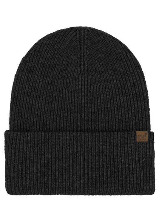 C.C. Solid Cuff Beanie - 5 colors! - The Nines