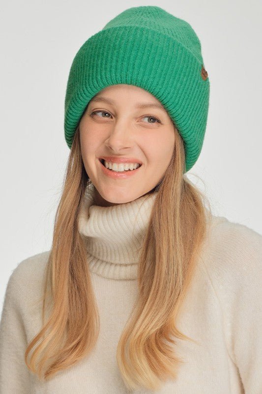 C.C. Solid Cuff Beanie - 5 colors! - The Nines