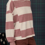 Soft Burgundy Brushed Long Sleeve - The Nines