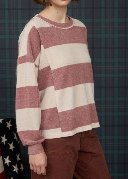 Soft Burgundy Brushed Long Sleeve - The Nines