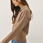Brown Sweater Jacket - The Nines