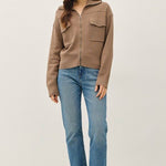 Brown Sweater Jacket - The Nines