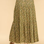 Tiered Elastic Waist Midi Skirts - 2 Colors! - The Nines