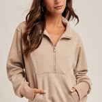Textured Half Zip - 2 colors! - The Nines