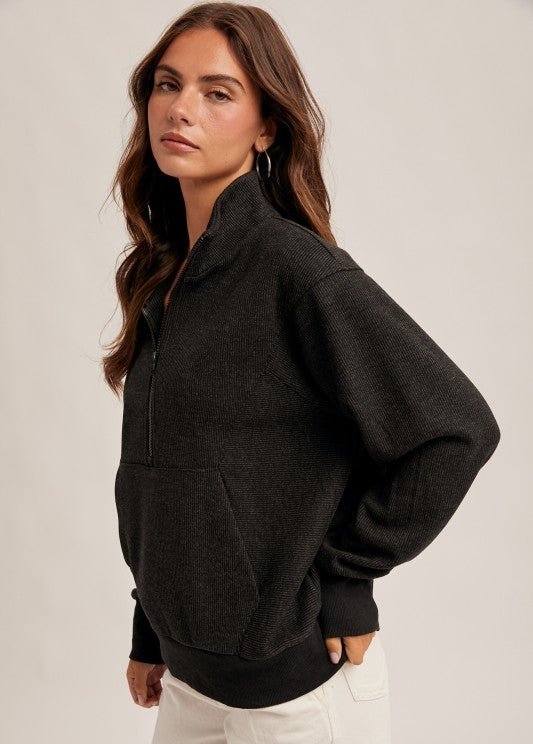 Textured Half Zip - 2 colors! - The Nines