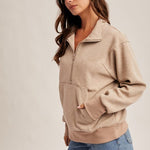 Textured Half Zip - 2 colors! - The Nines
