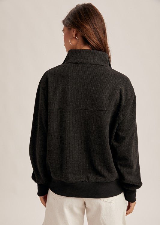 Textured Half Zip - 2 colors! - The Nines