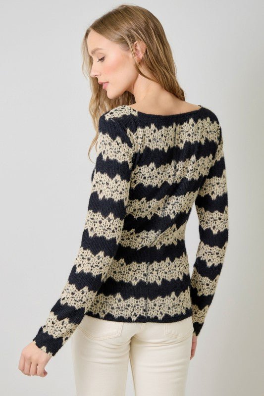 Lace Coverstitch Top - The Nines