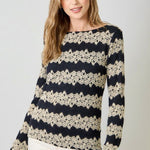 Lace Coverstitch Top - The Nines