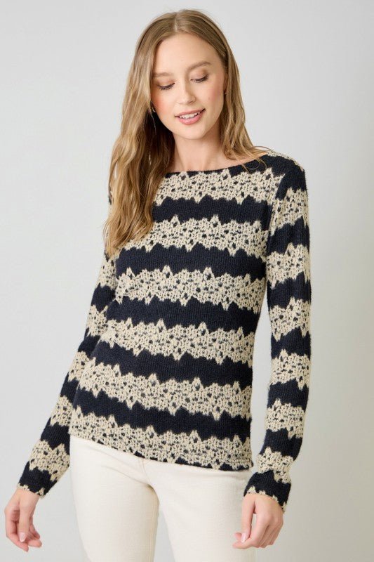Lace Coverstitch Top - The Nines