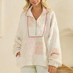 Floral Quilted Quarter Zip - 2 colors! - The Nines