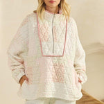 Floral Quilted Quarter Zip - 2 colors! - The Nines