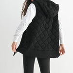 Mono B Quilted Hooded Zip Vest - The Nines