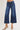 Risen Mid Rise Crop Pintuck Wide Leg Jean