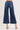 Risen Mid Rise Crop Pintuck Wide Leg Jean