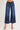 Risen Mid Rise Crop Pintuck Wide Leg Jean