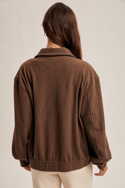 Soft Jersey Zip Up Jackets - 2 colors! - The Nines