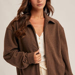 Soft Jersey Zip Up Jackets - 2 colors! - The Nines