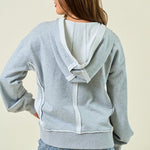 Reverse Fabric Half Zip Sweatshirts - 2 Colors! - The Nines